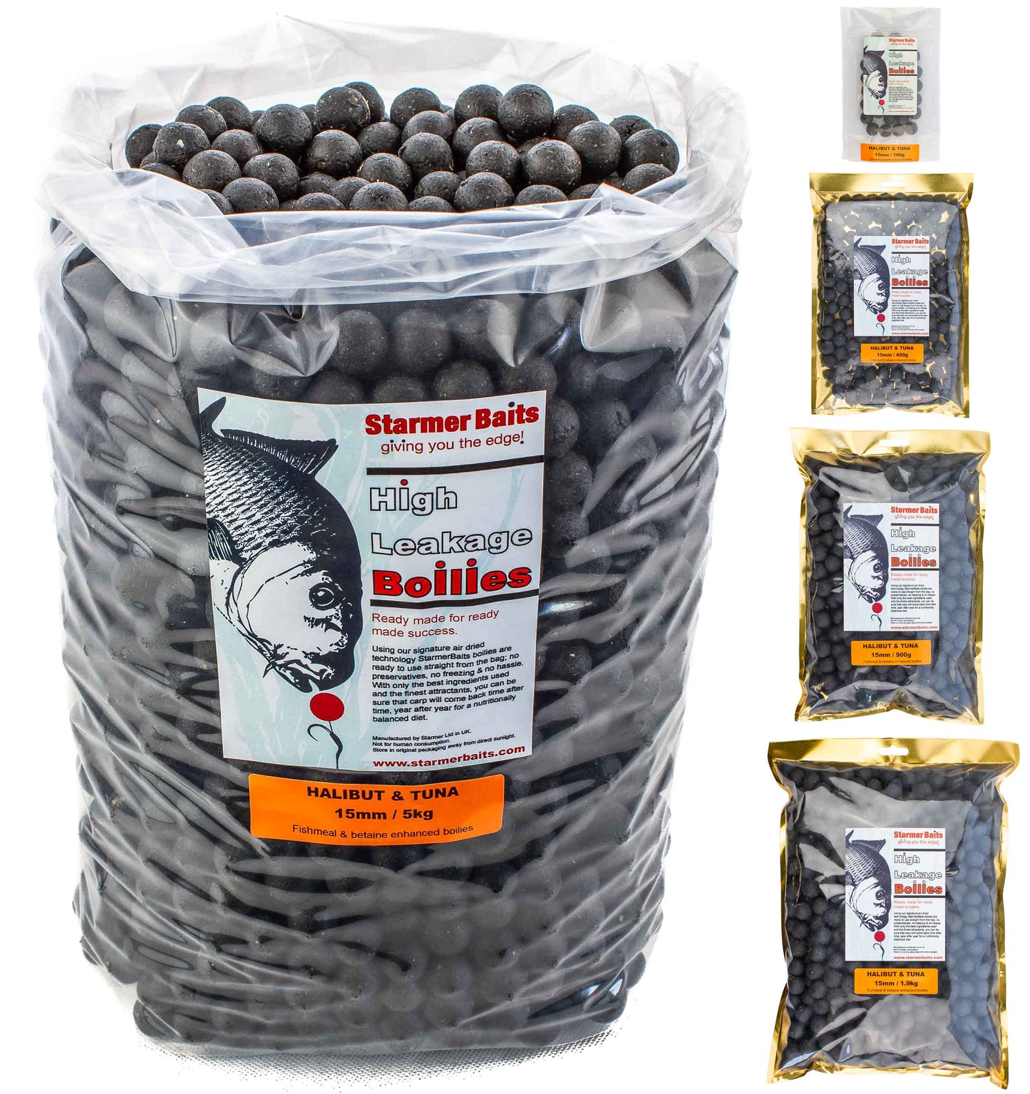 Halibut & tuna boilies 15mm