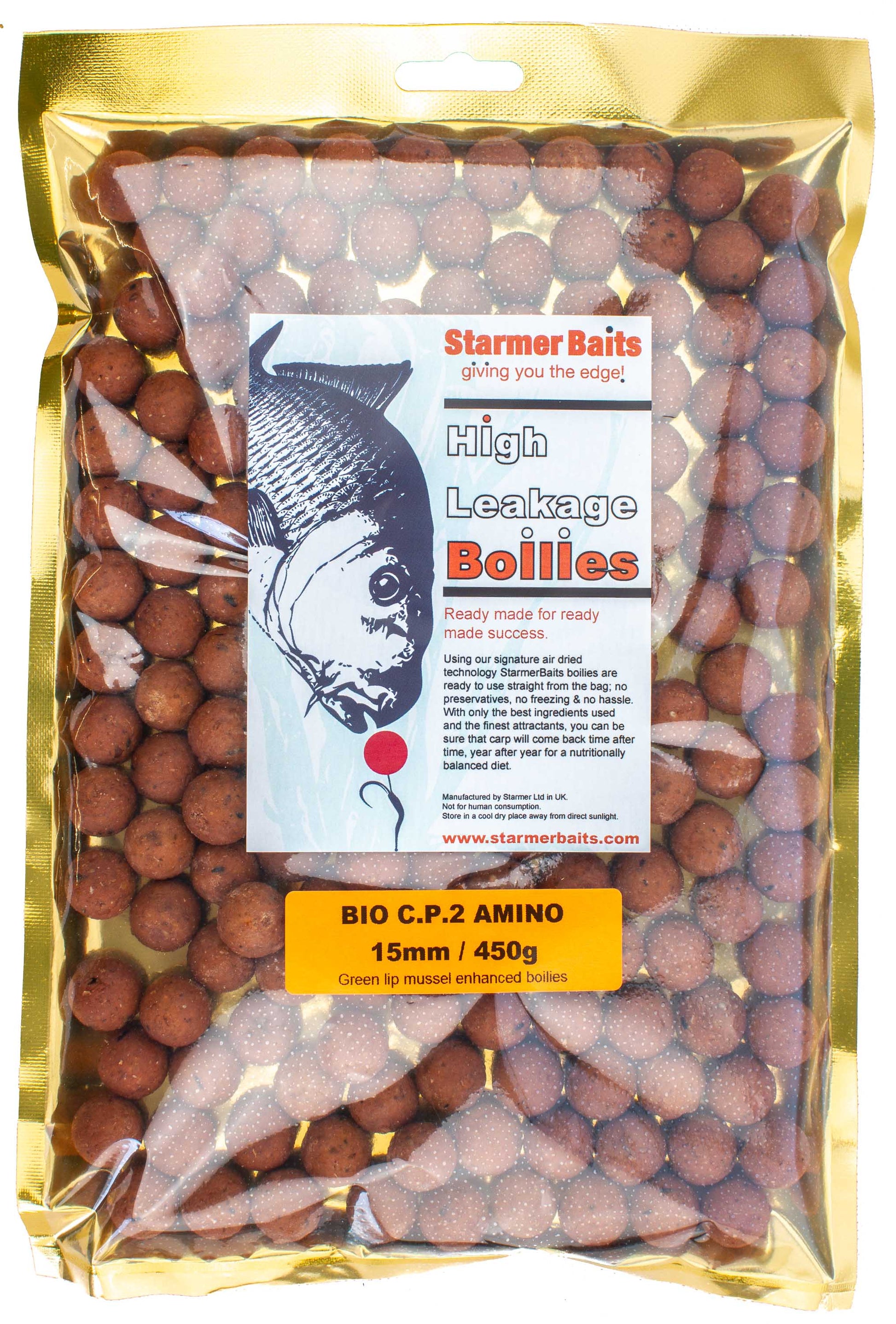 Bio c.p.2 amino boilies 15mm