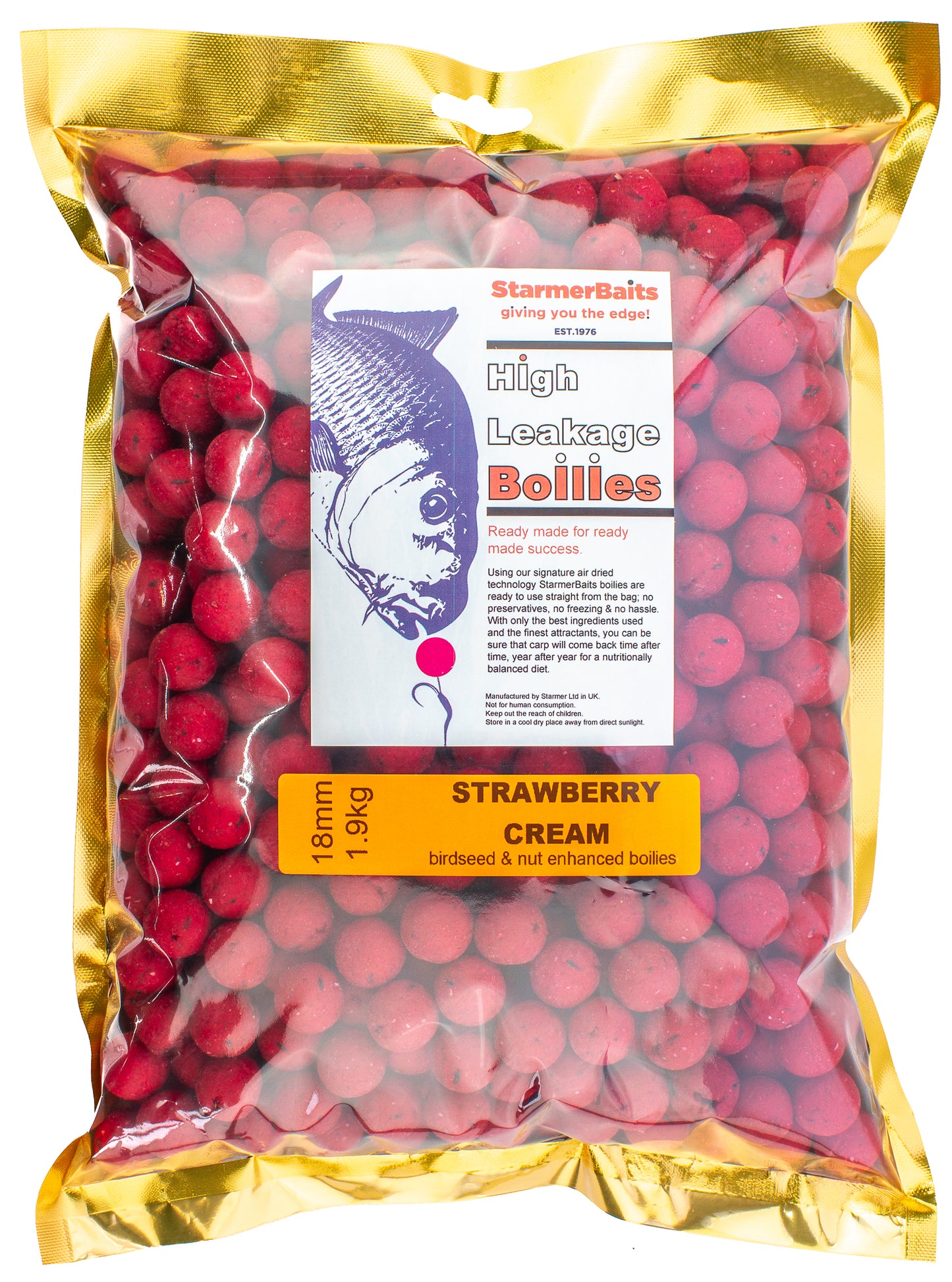 Strawberry Cream boilies 18mm