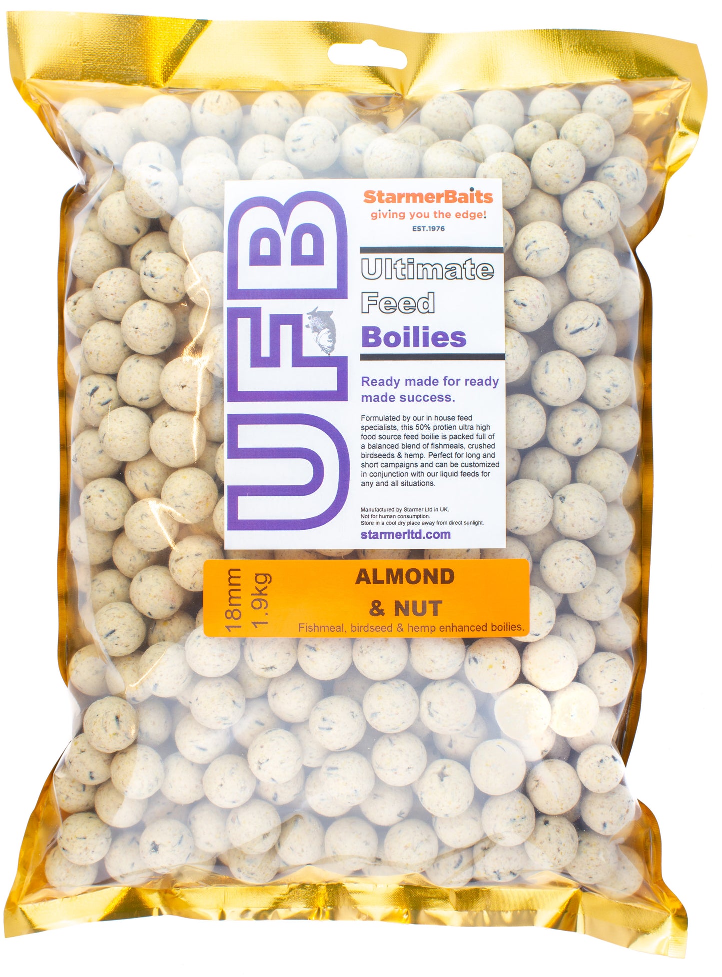 Ultimate feed boilies 18mm 1.9kg