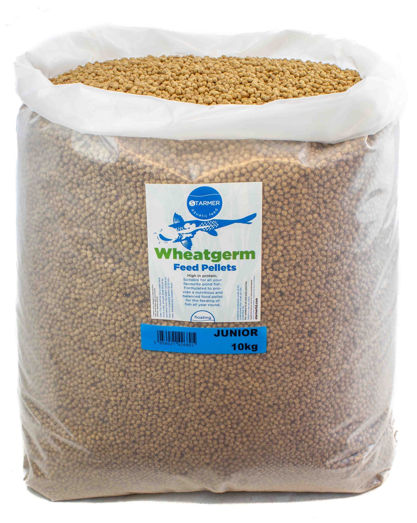 WHEATGERM kOI all natural low waste pond feed pellets (junior) 10kg