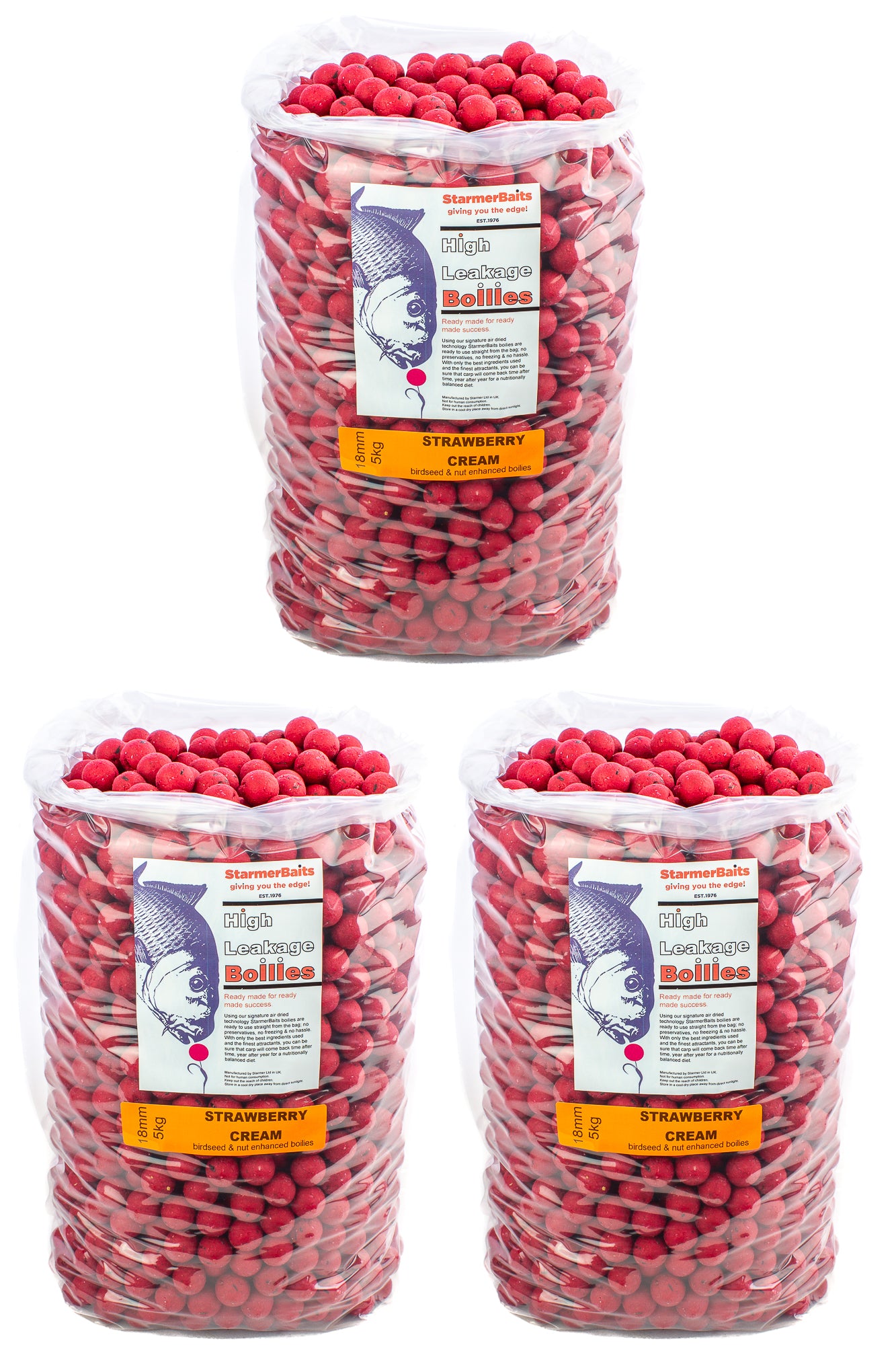 Strawberry Cream boilies 18mm