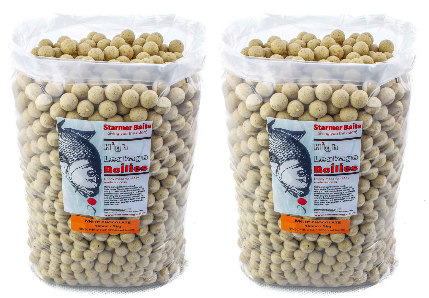 White chocolate boilies 15mm