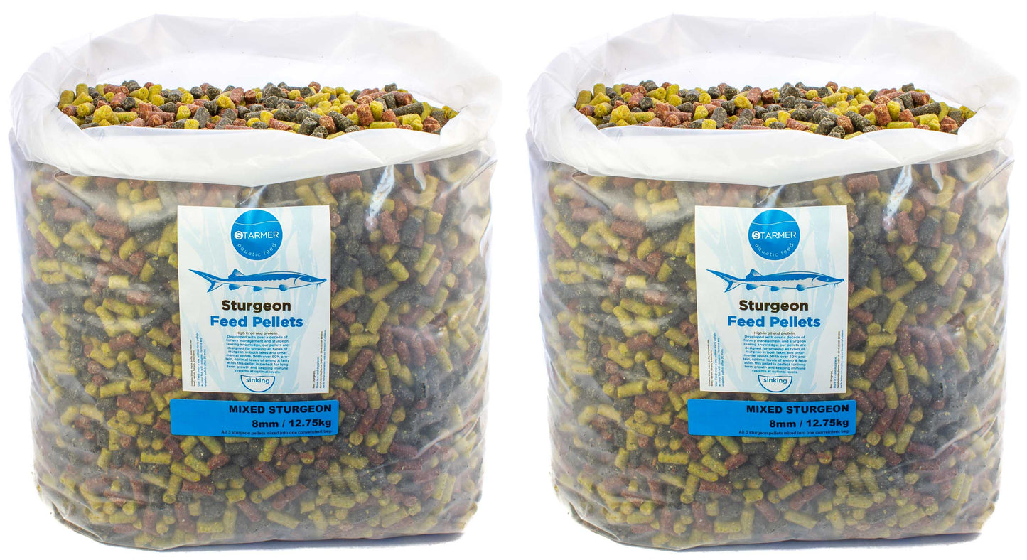 8mm MIXED STURGEON feed pellets