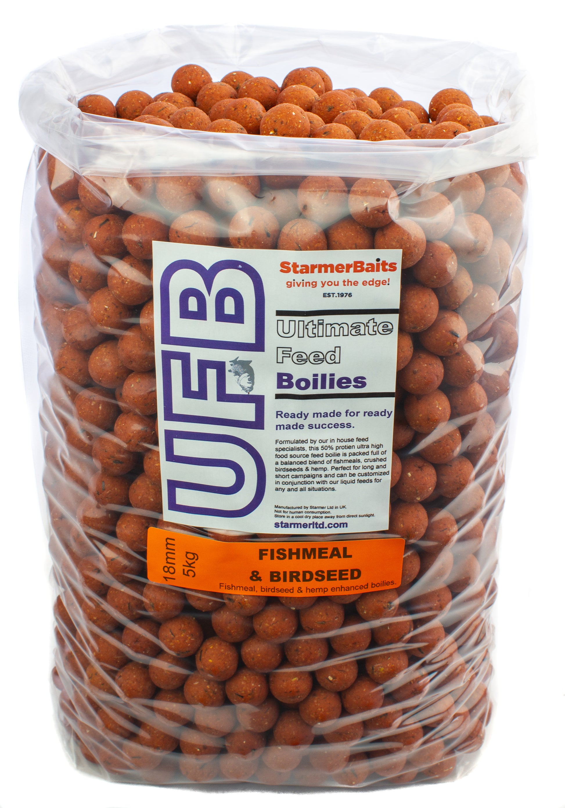 Ultimate feed boilies 18mm 5kg