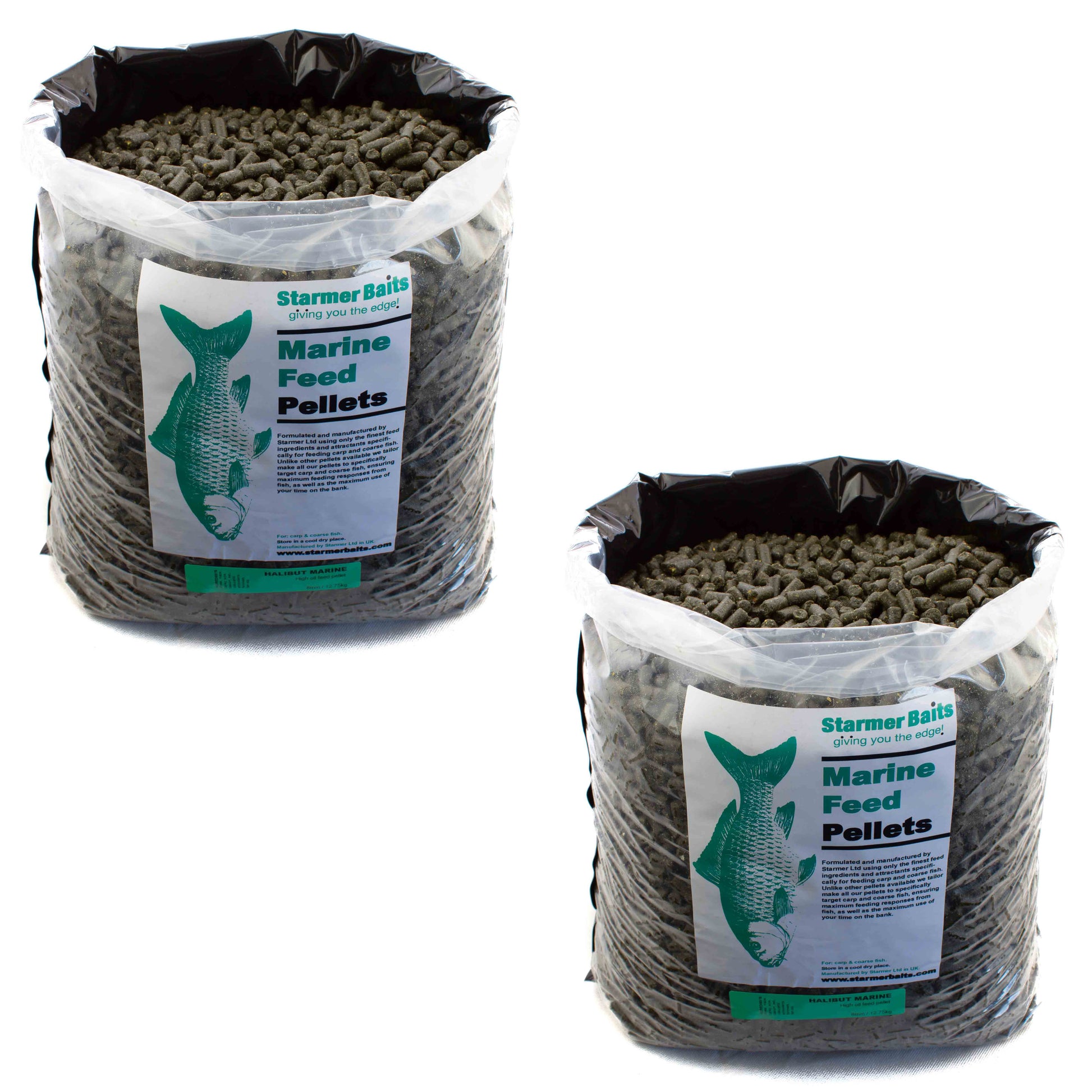 8mm Halibut marine sinking feed pellets