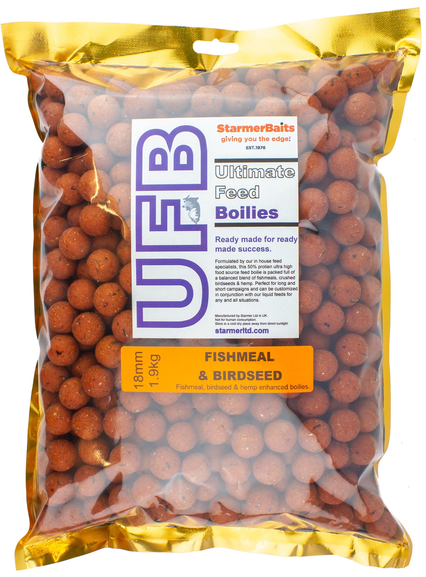 Ultimate feed boilies 18mm 1.9kg