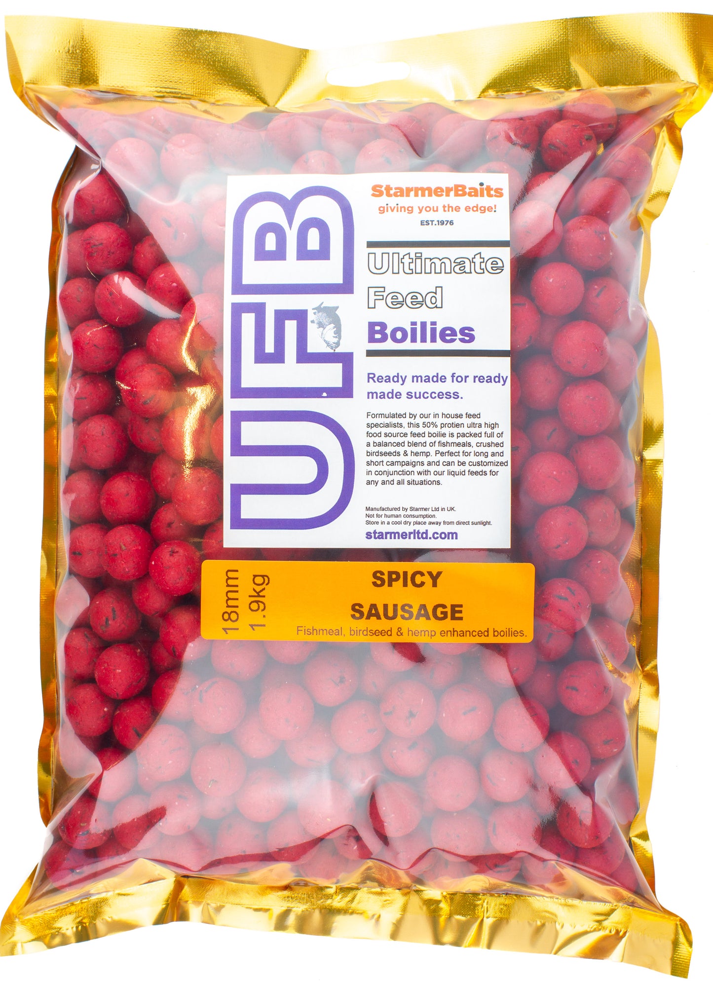 Ultimate feed boilies 18mm 1.9kg