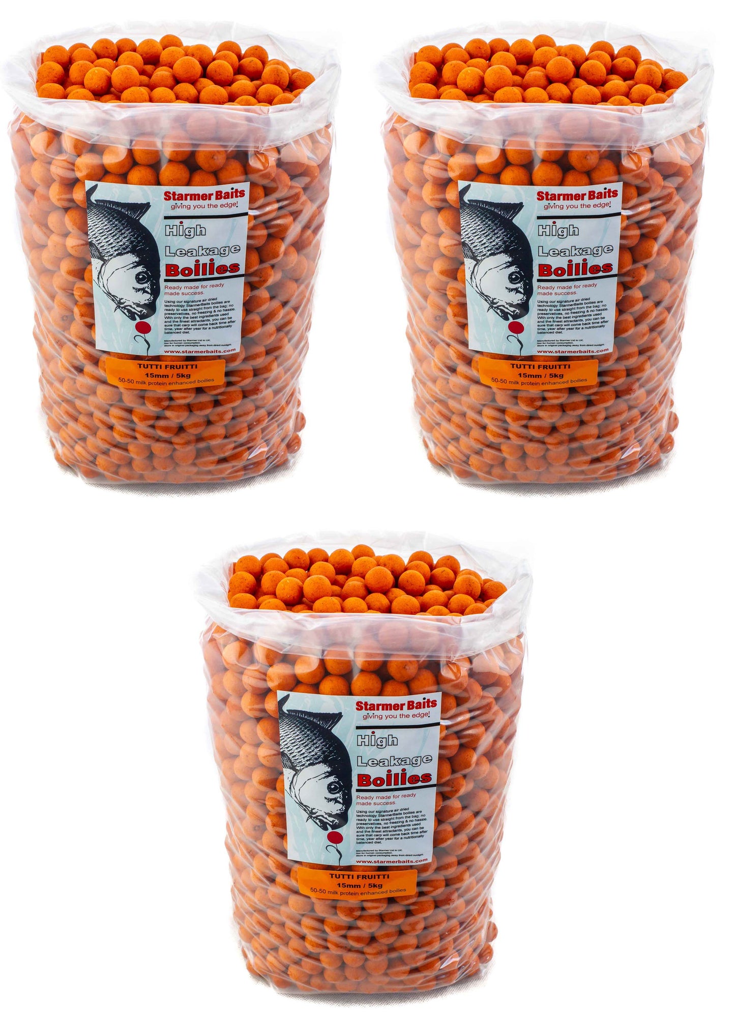 Tutti fruitti boilies 15mm