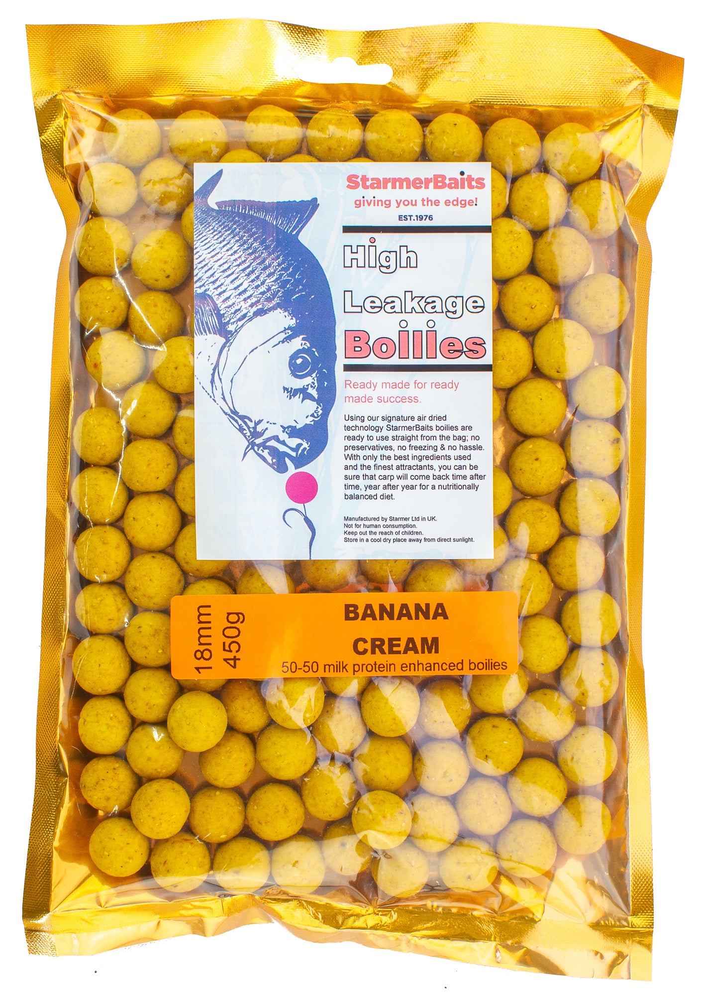 Banana Cream boilies18mm