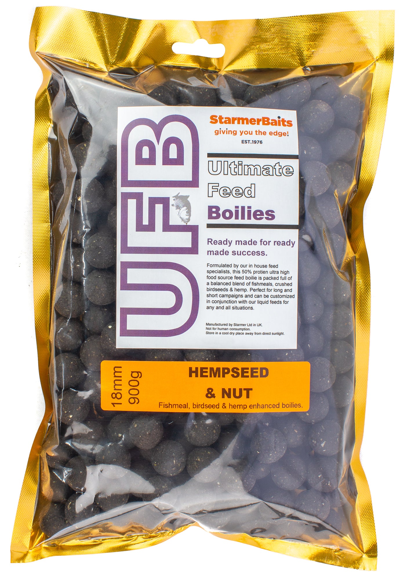 Ultimate feed boilies 18mm 900g