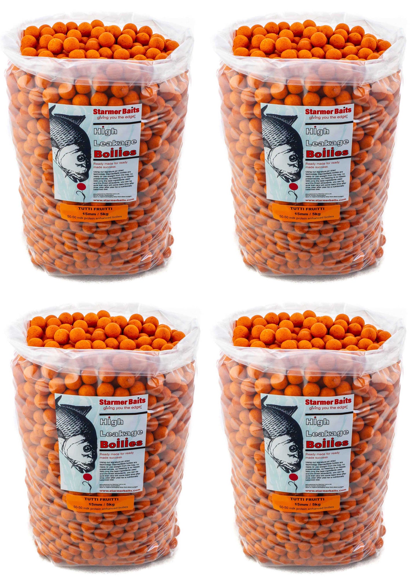 Tutti fruitti boilies 15mm