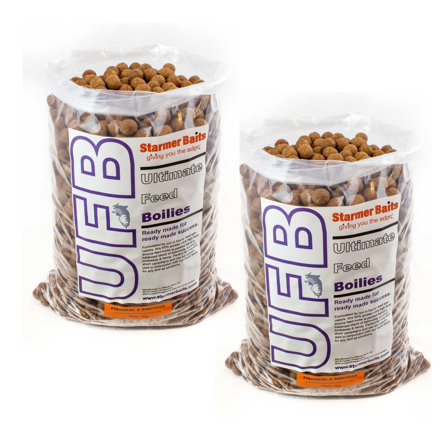 UFB fishmeal & birdseed 15mm & 18mm