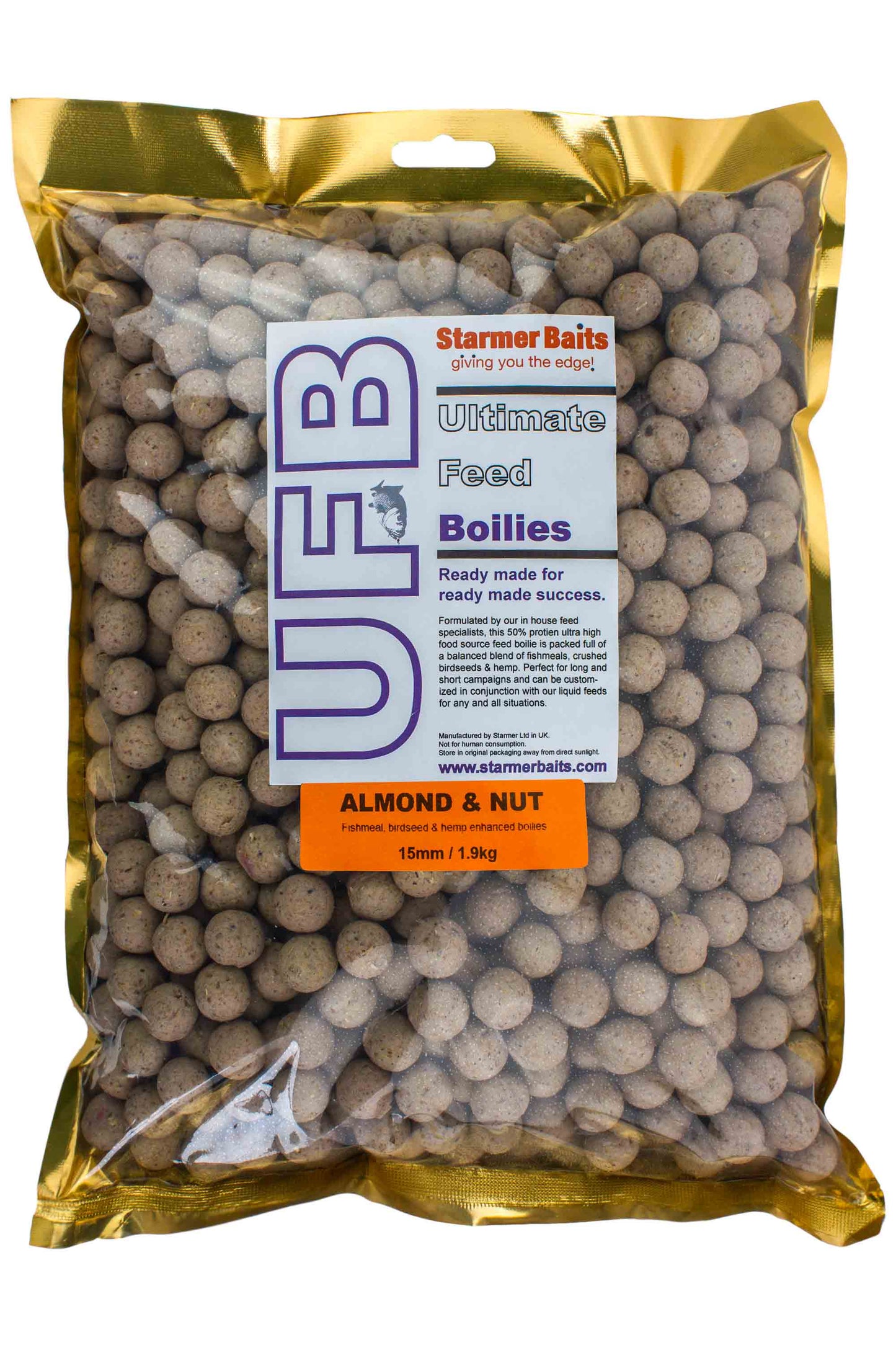 Ultimate feed boilies 15mm 1.9kg