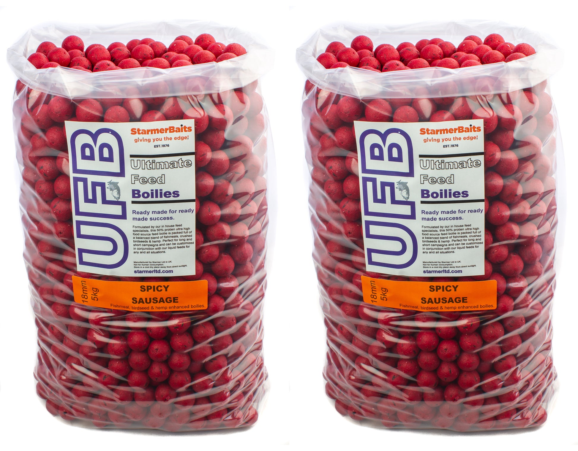 Ultimate feed boilies 18mm 10kg