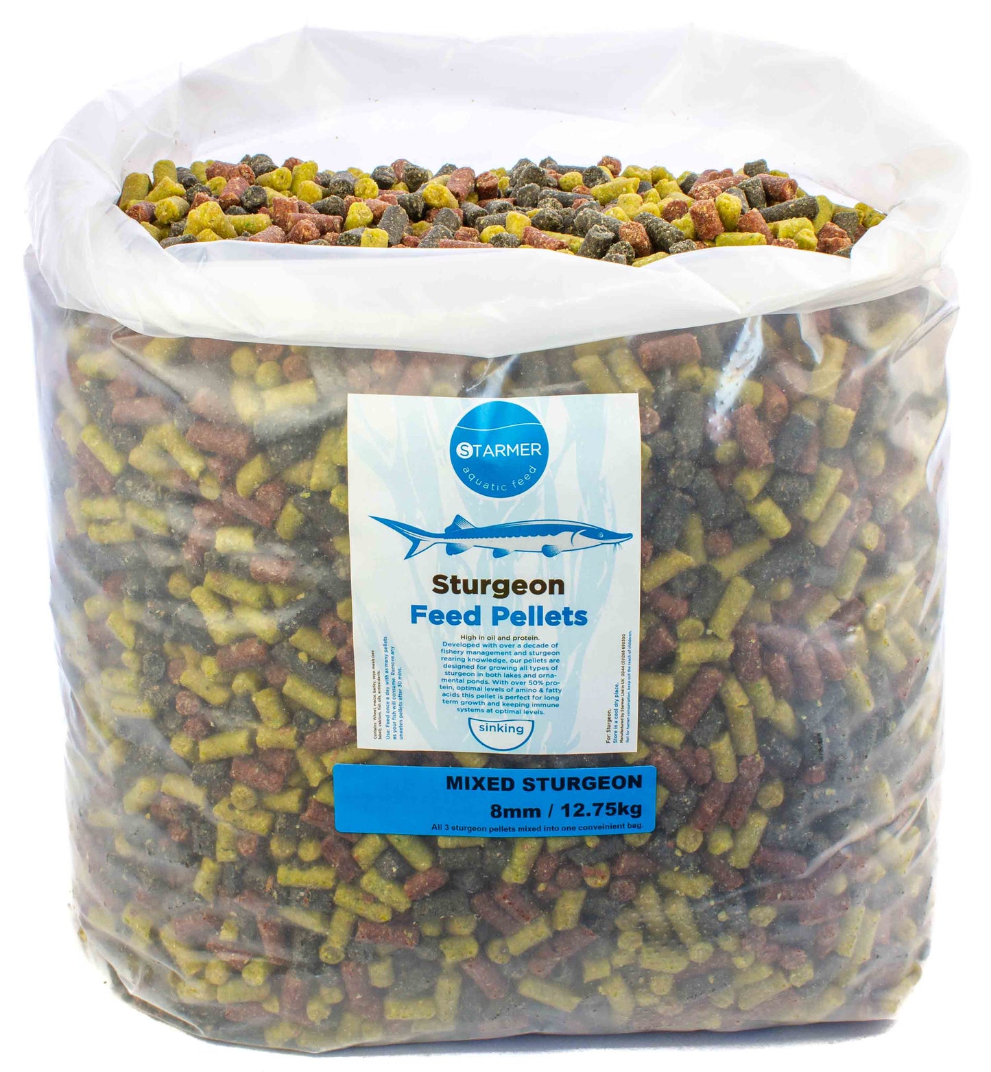 8mm MIXED STURGEON feed pellets
