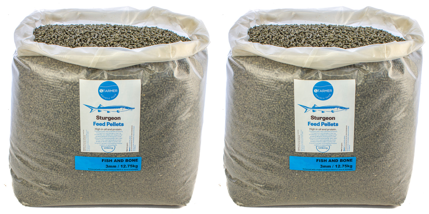 3mm FISH & BONE sturgeon pellets