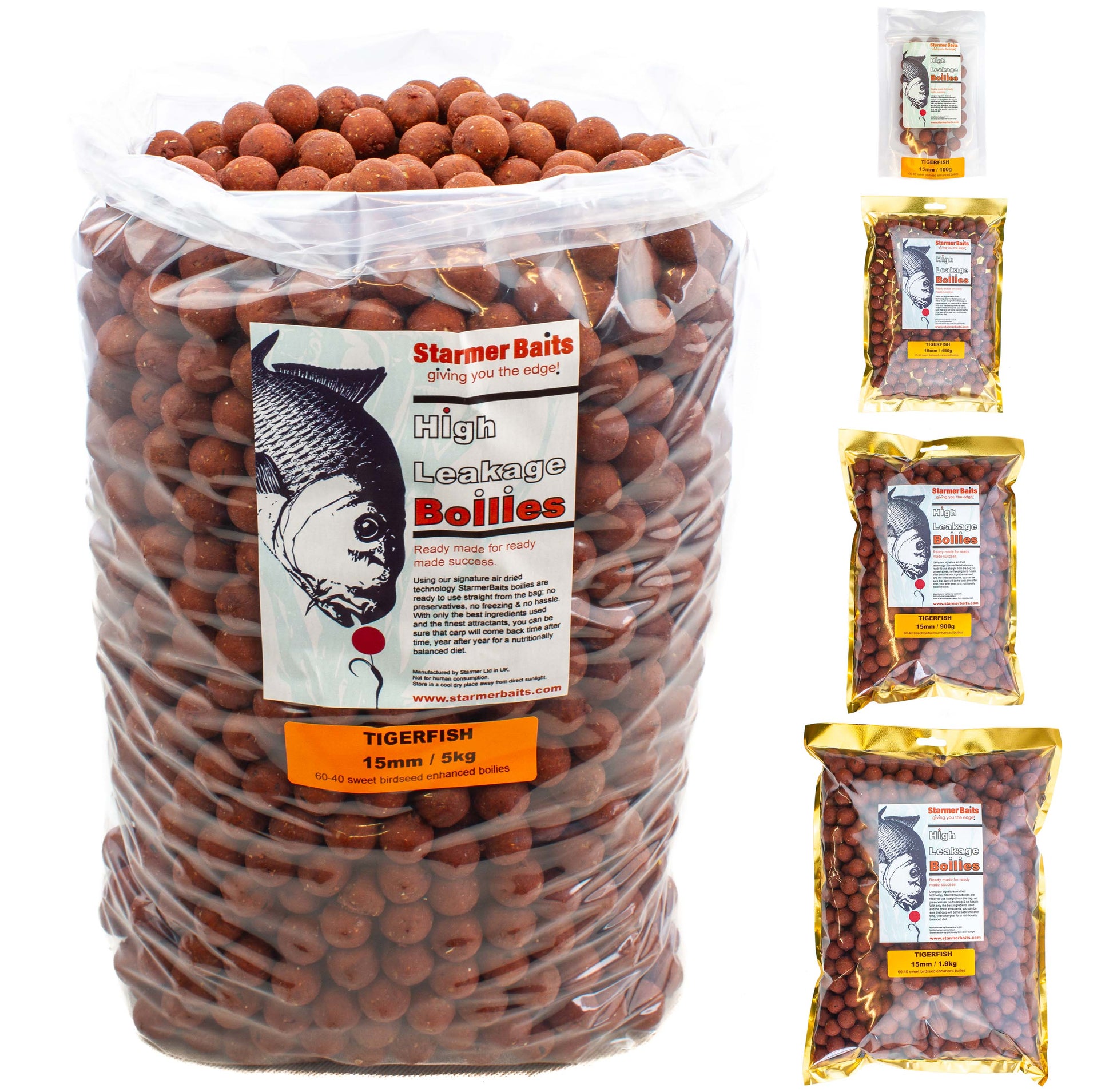 Tigerfish boilies 15mm