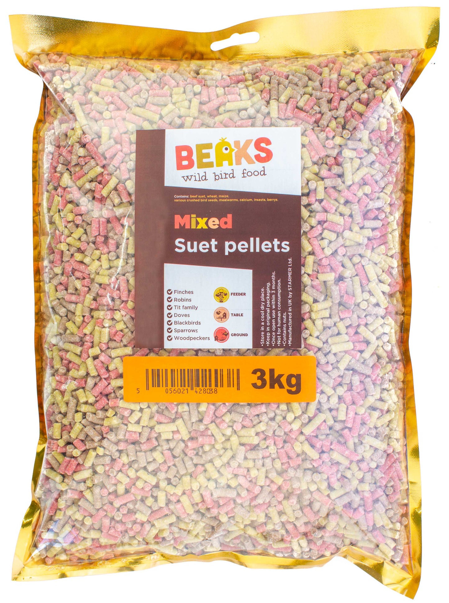 3kg suet feed pellets