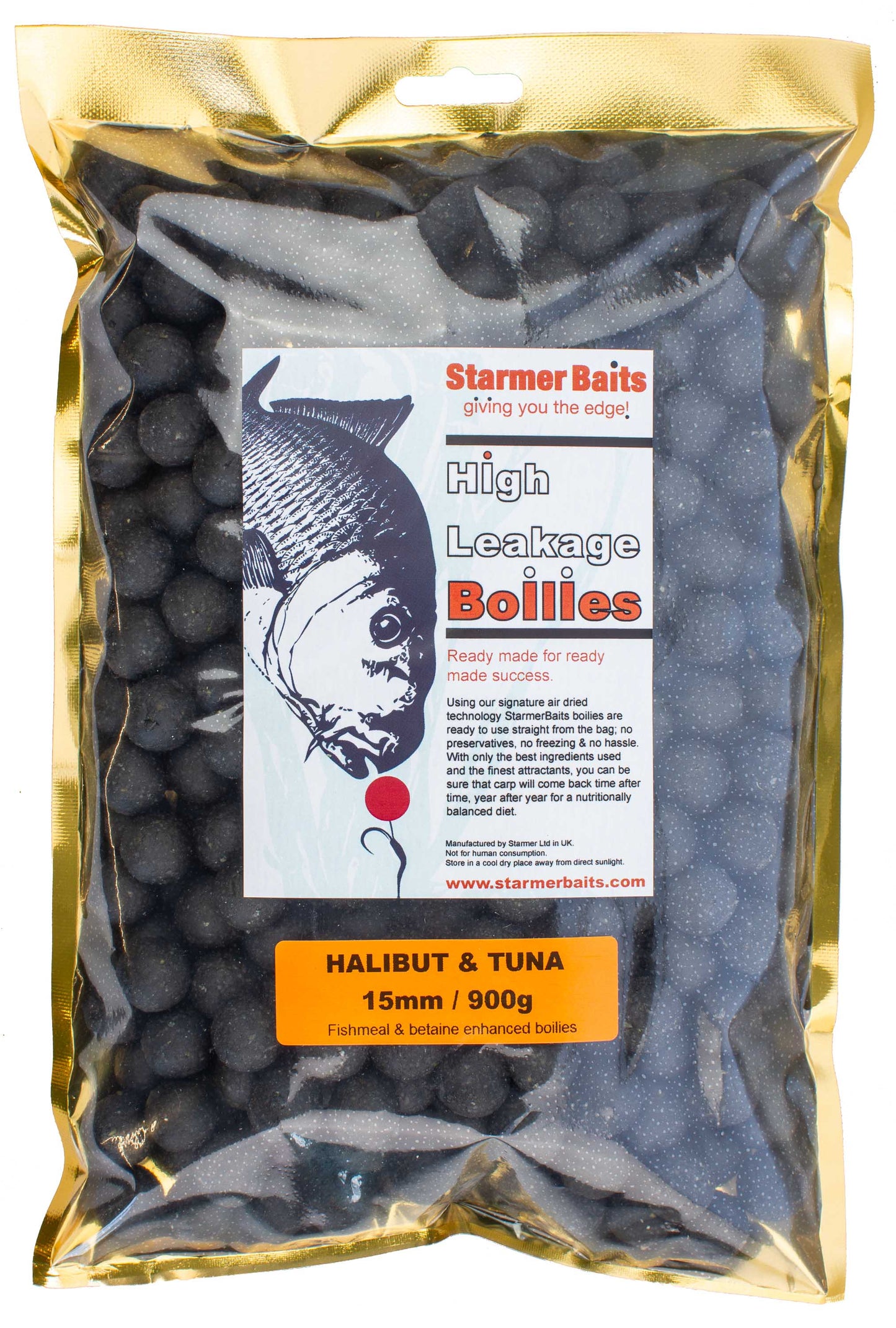 Halibut & tuna boilies 15mm