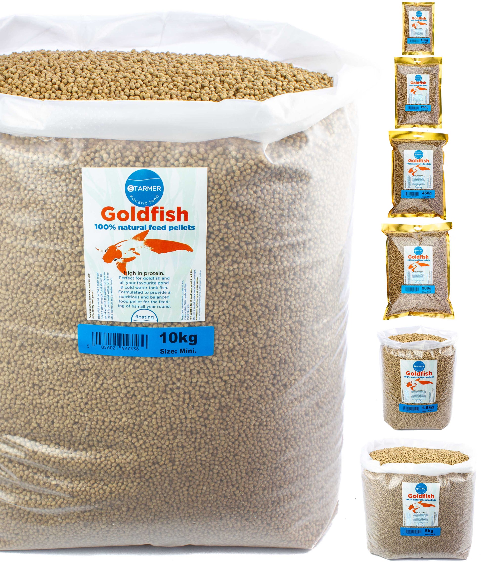 Goldfish pond pellets (mini)