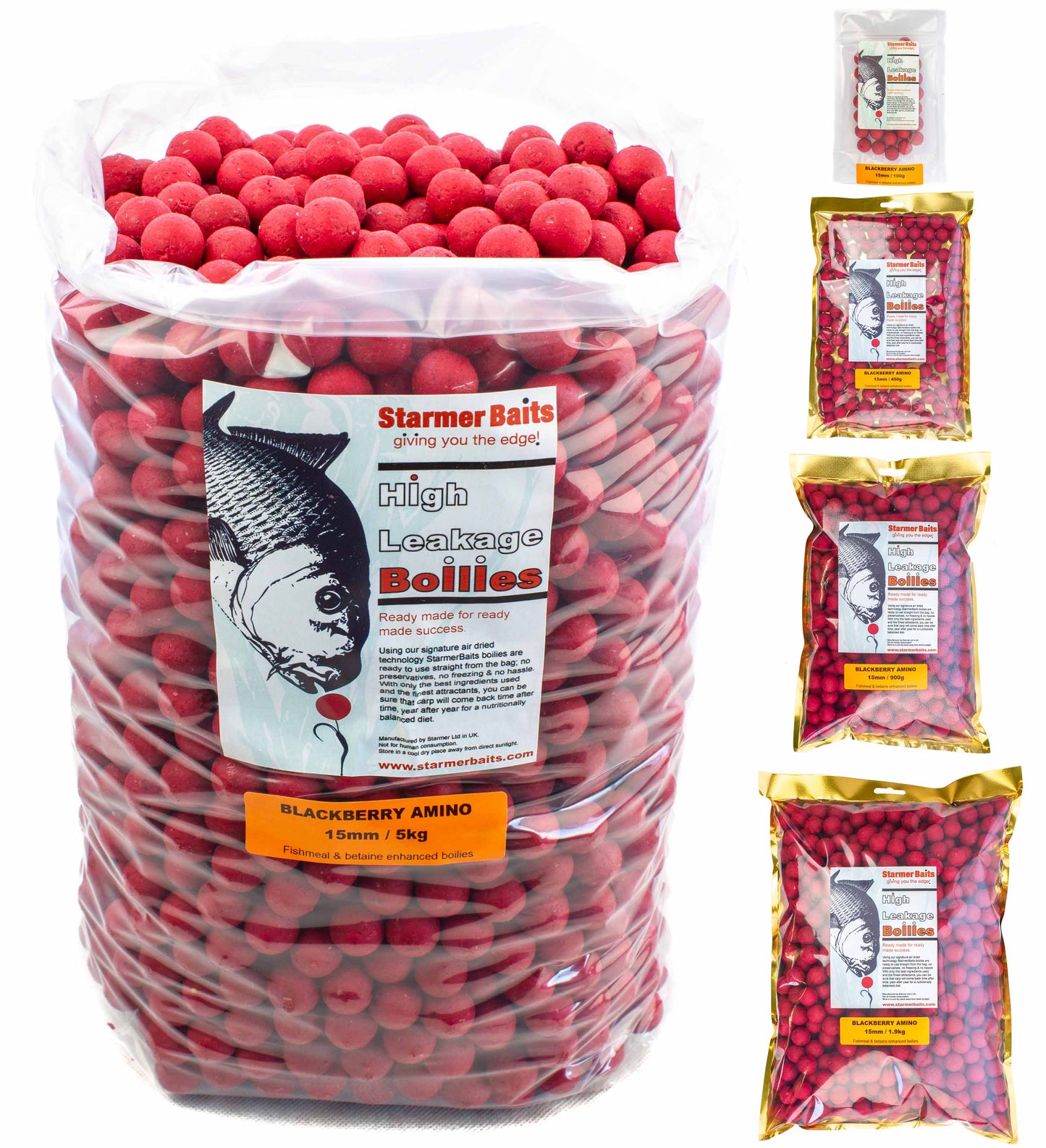 Blackberry amino boilies 15mm