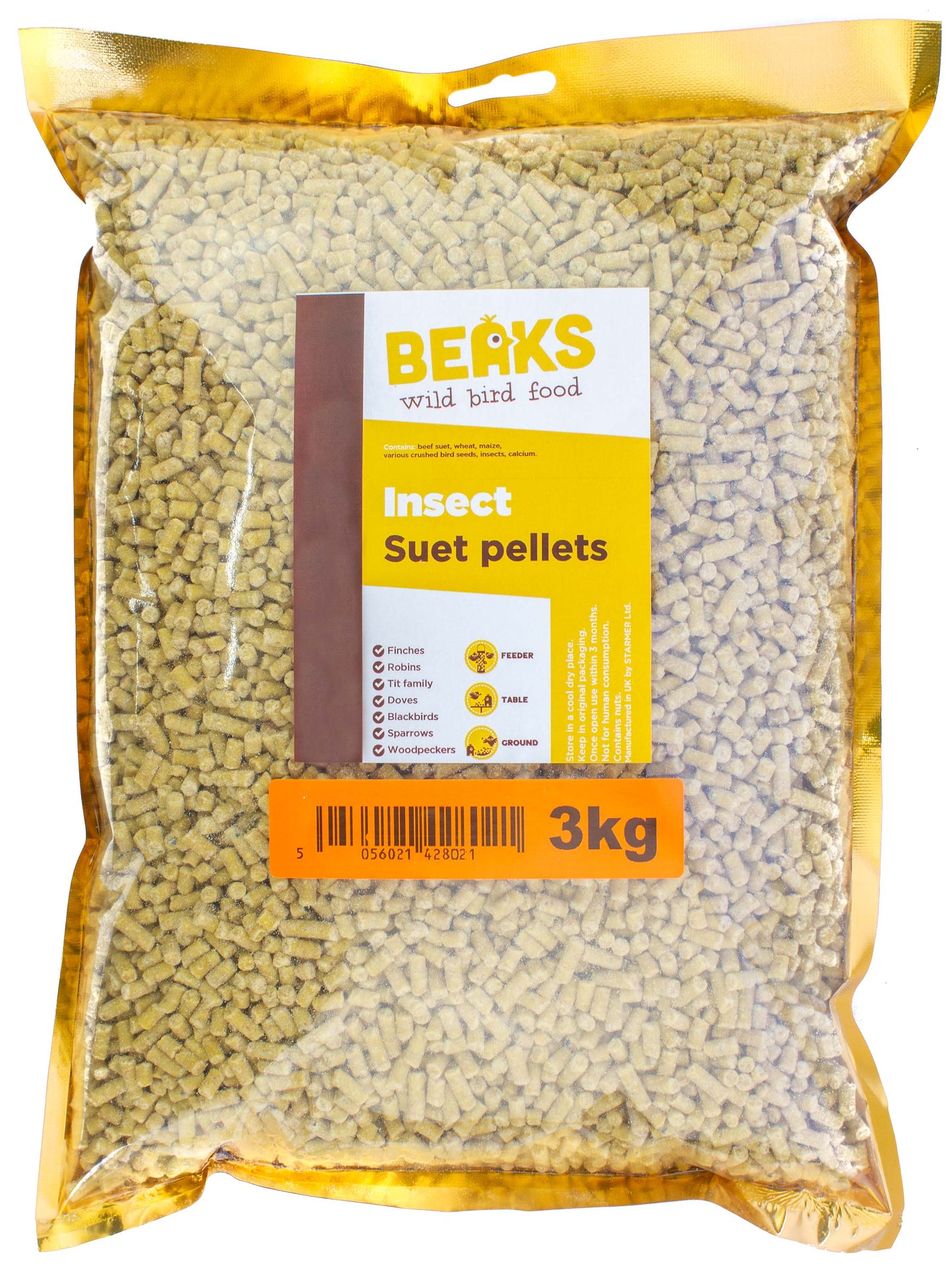 3kg suet feed pellets