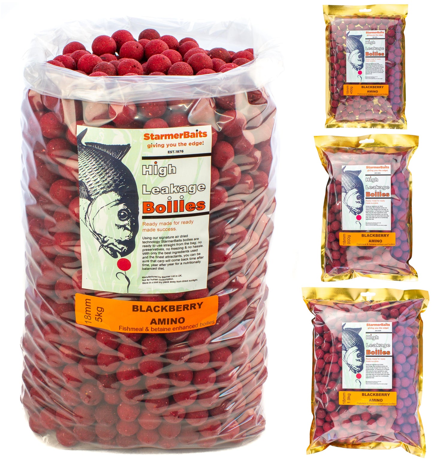 Blackberry amino boilies 18mm