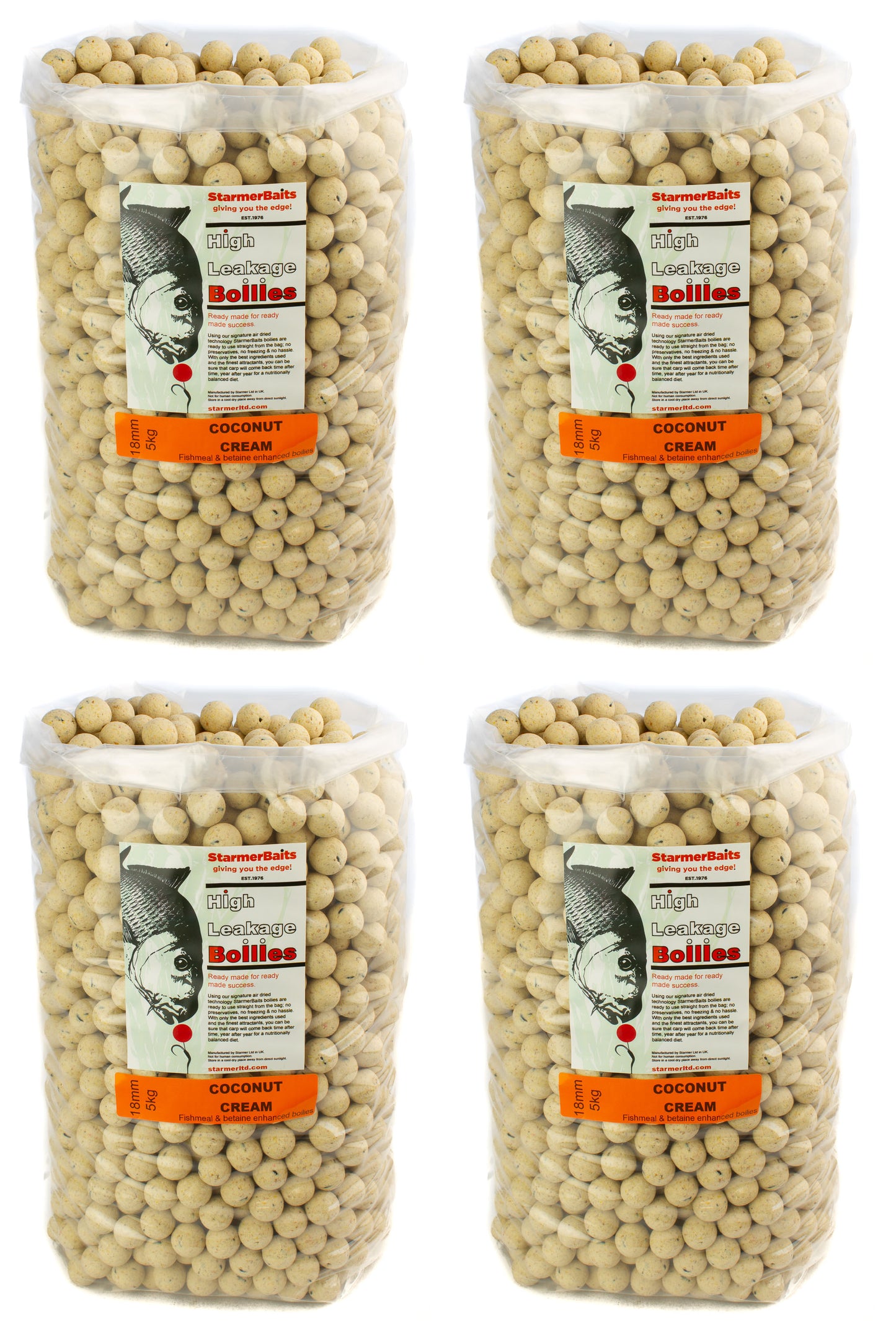 Coconut cream boilies 18mm