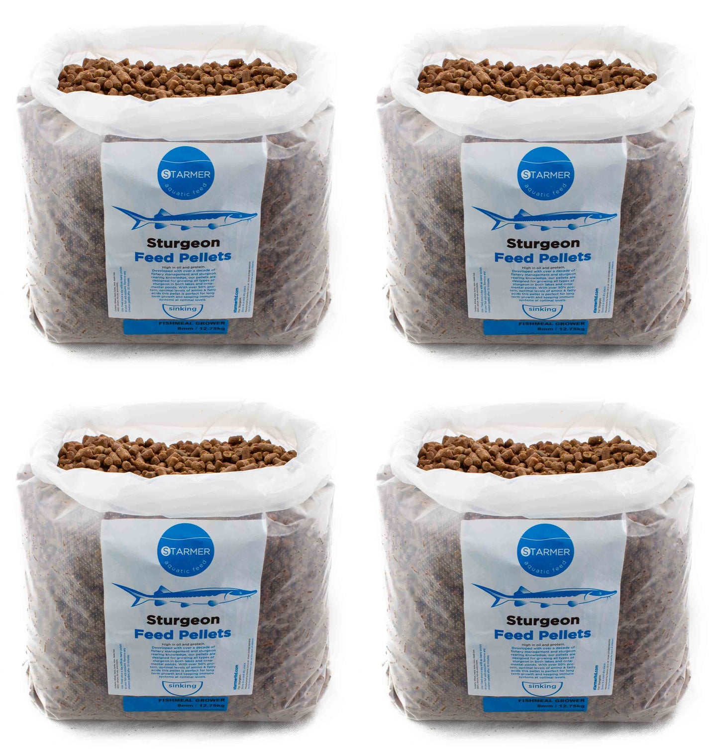 8mm grower sturgeon pellets