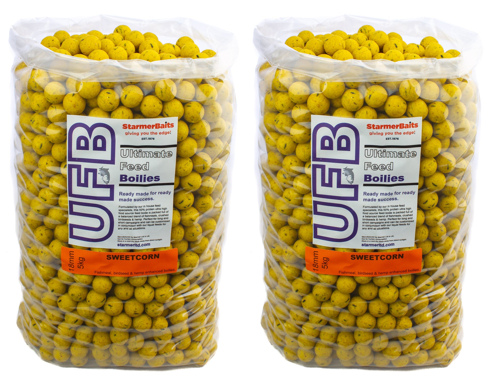 Ultimate feed boilies 18mm 10kg