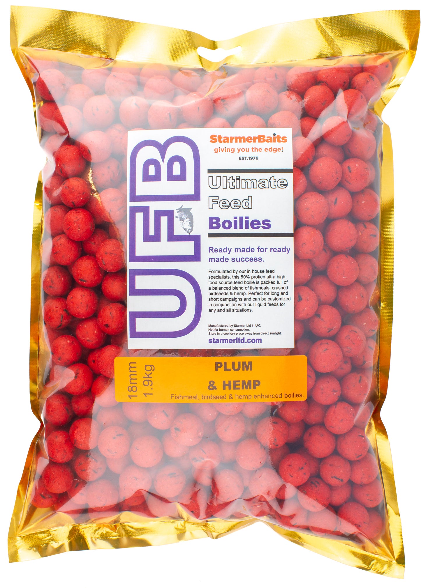 Ultimate feed boilies 18mm 1.9kg