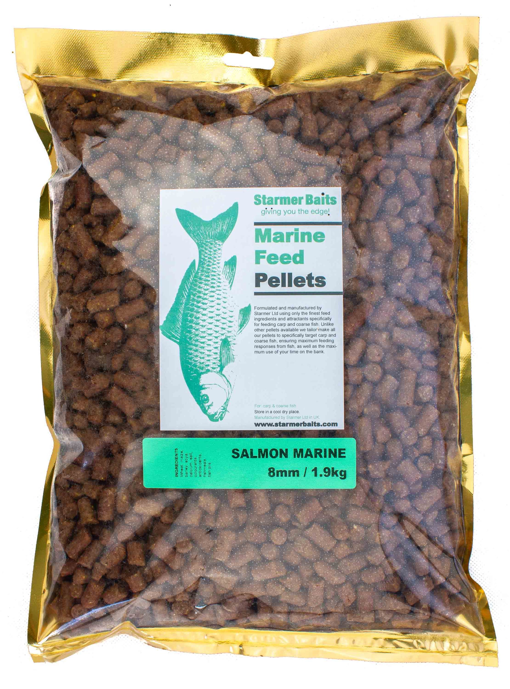 8mm Salmon marine pellets