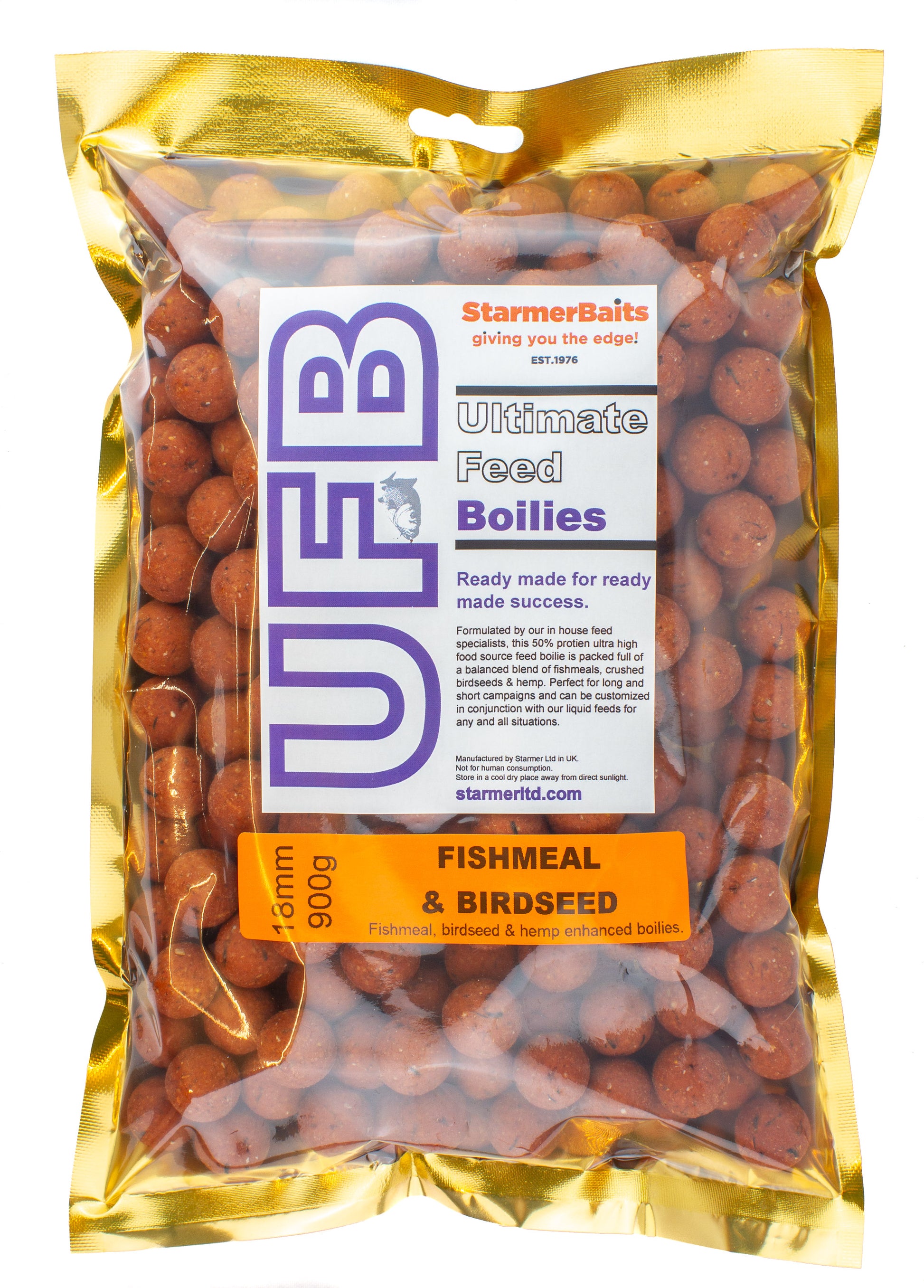 Ultimate feed boilies 18mm 900g