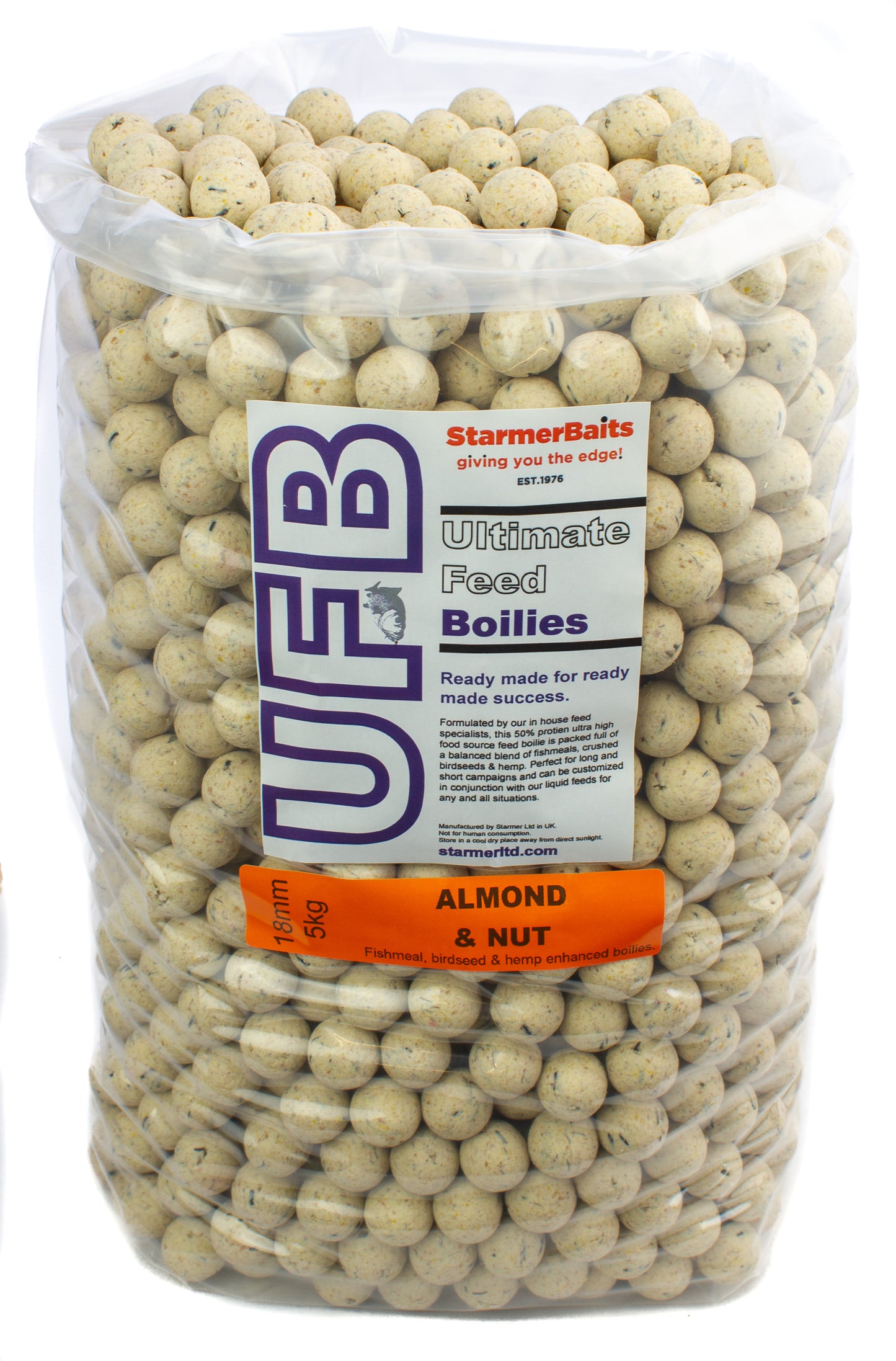 Ultimate feed boilies 18mm 5kg