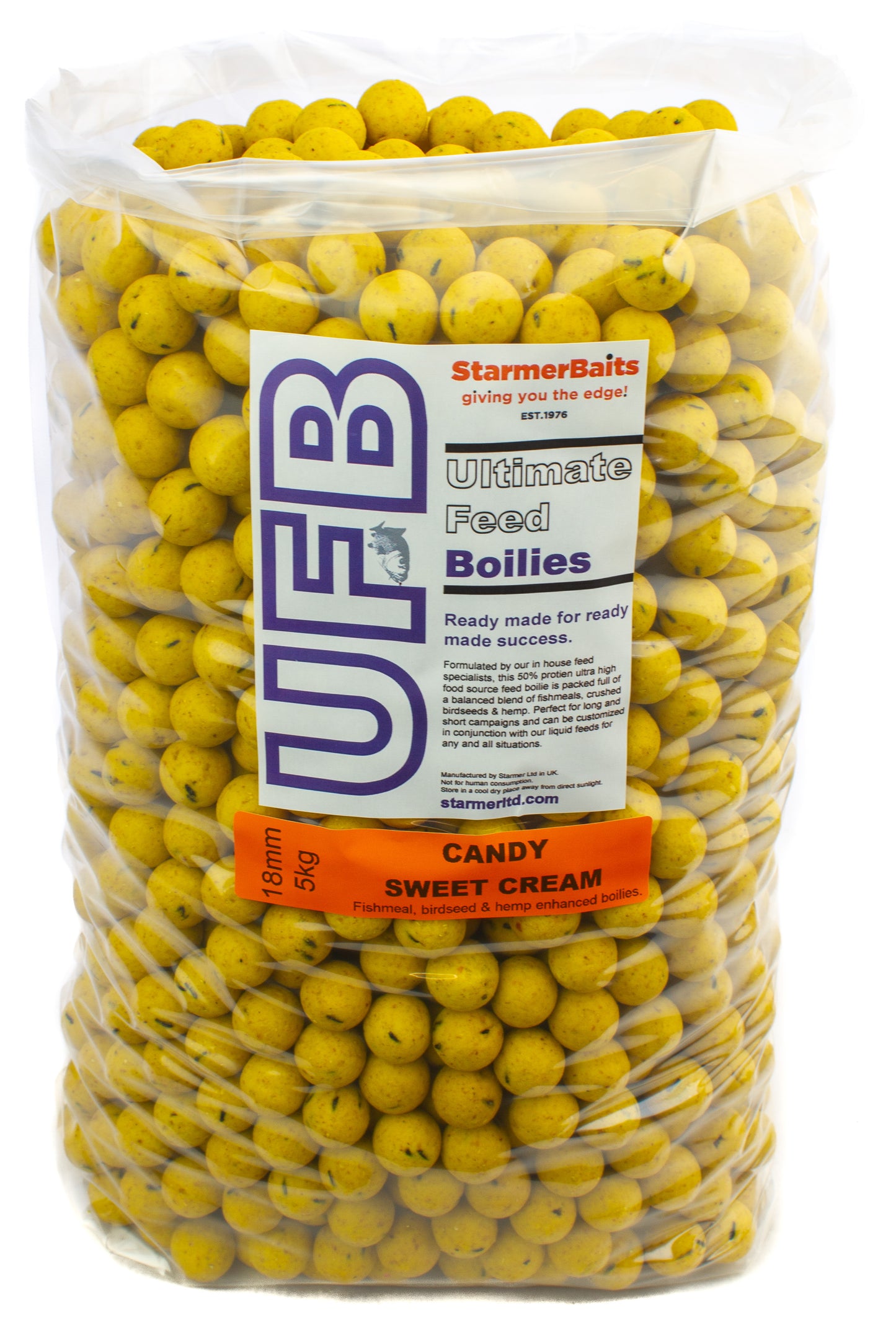 Ultimate feed boilies 18mm 5kg
