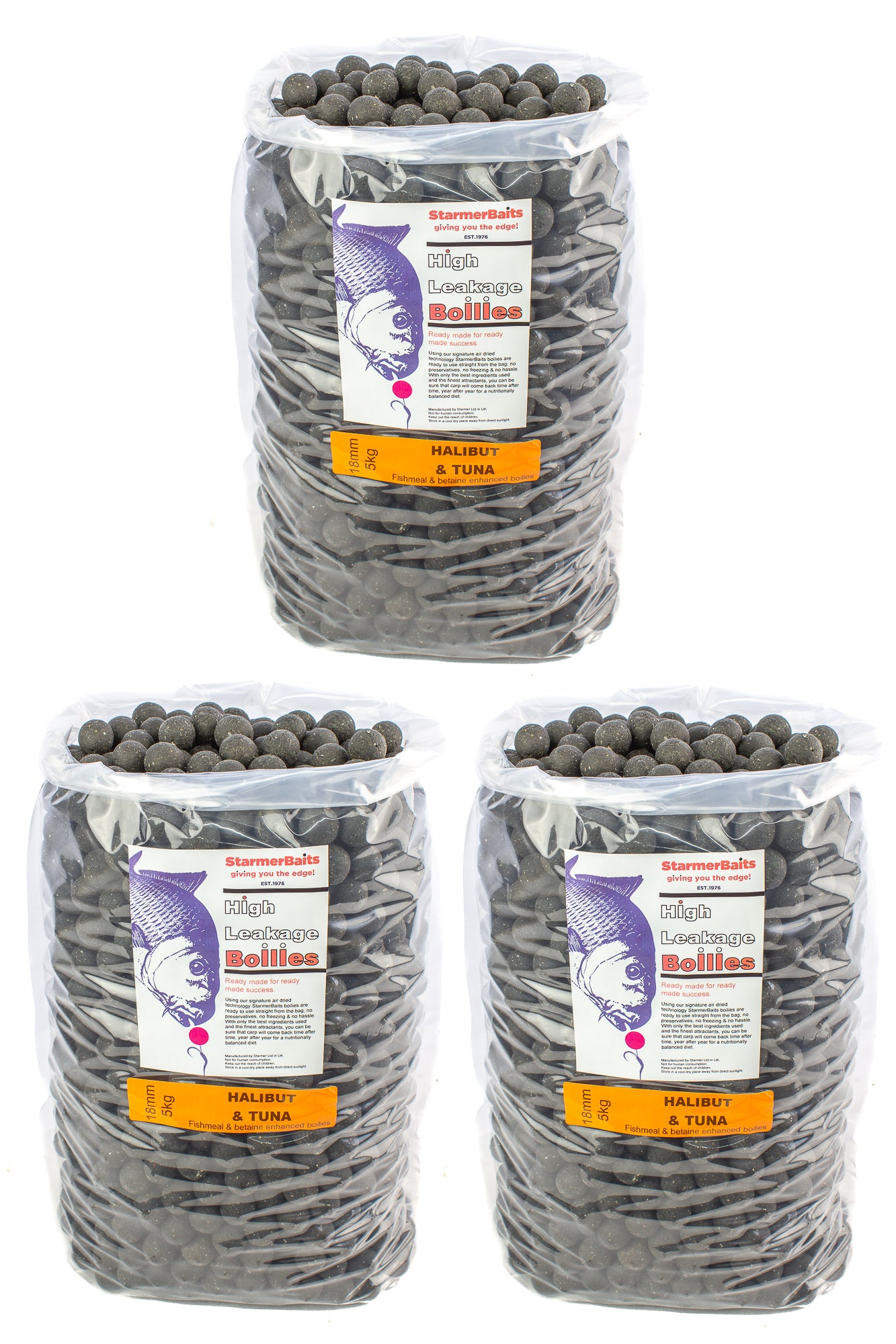 Halibut & tuna boilies 18mm