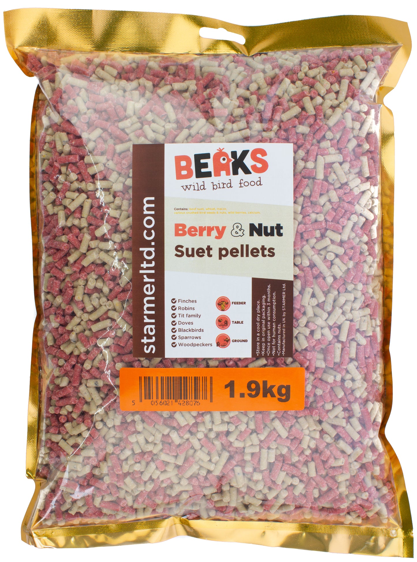 1.9kg suet feed pellets