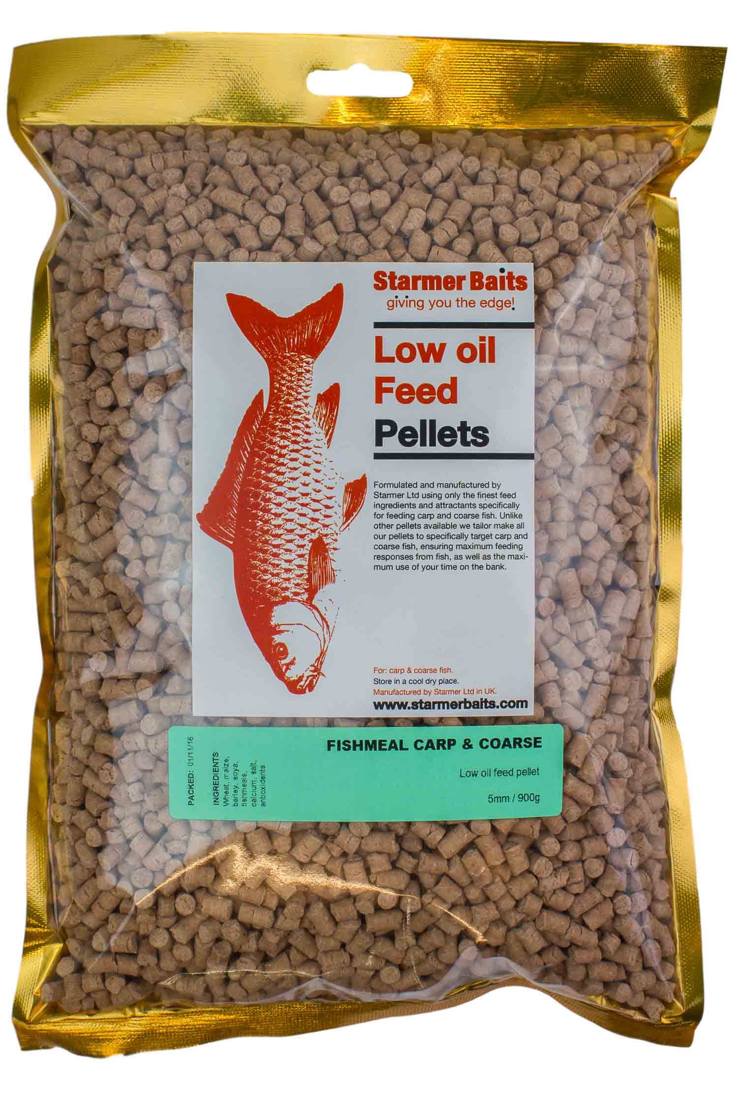 Fishmeal carp & coarse pellets 5mm – Starmer Ltd