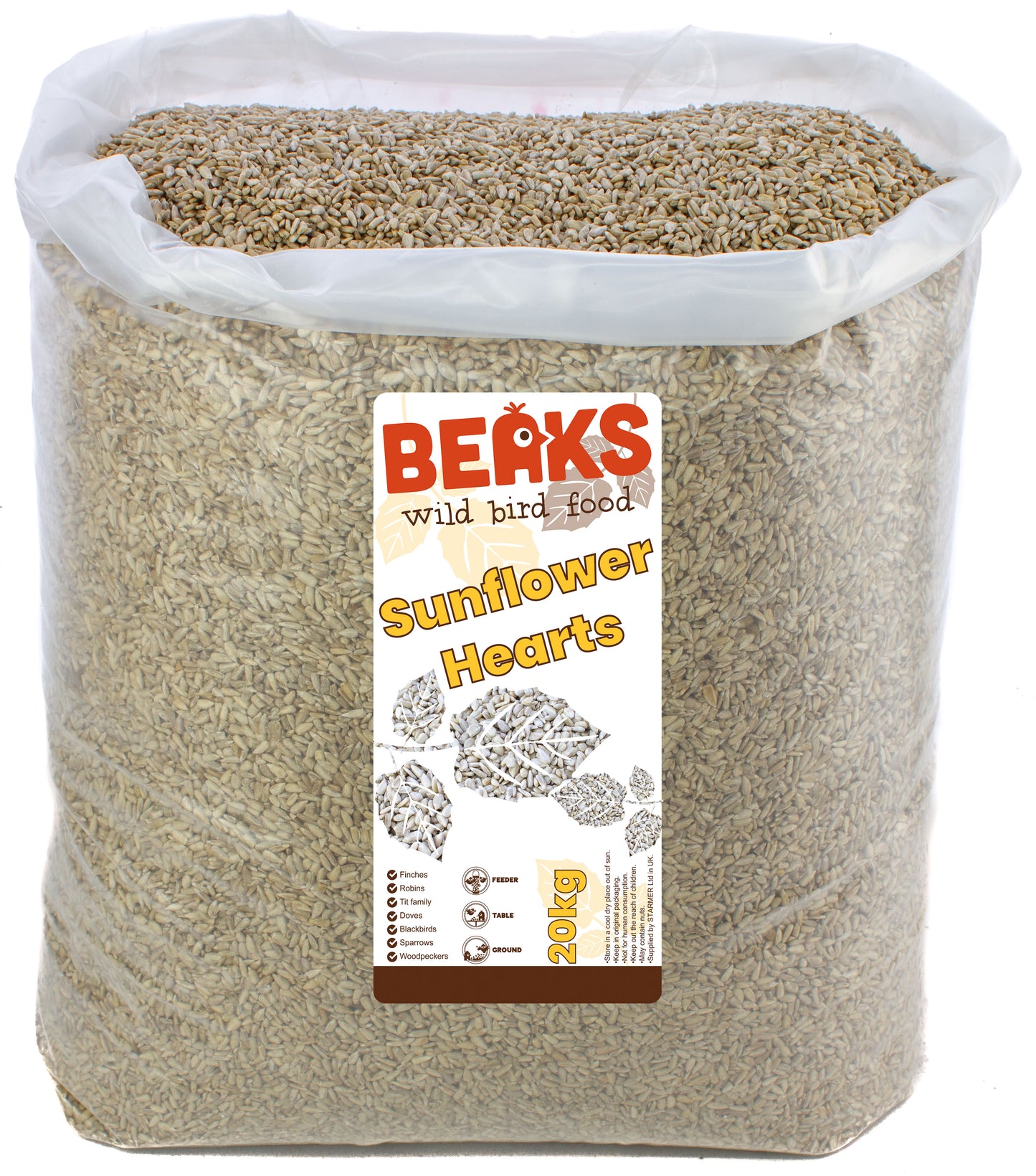 Sunflower hearts 5kg-20kg