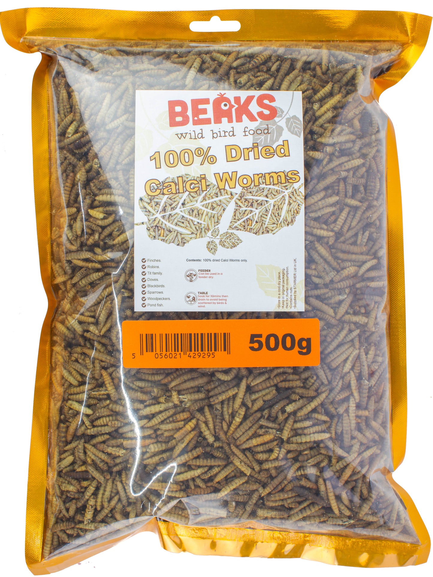 Dried Calci worms 500g-5kg