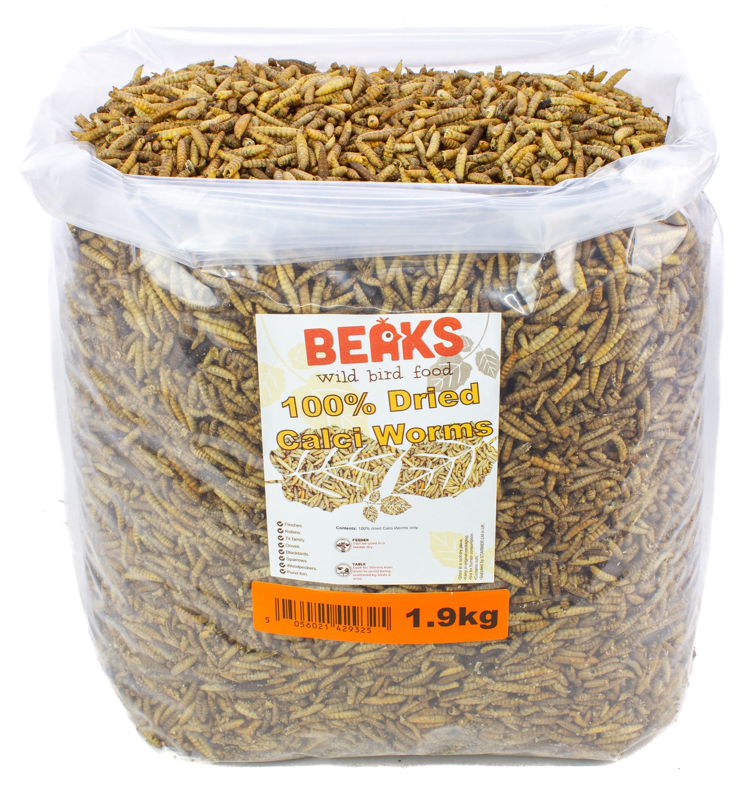 Dried Calci worms 500g-5kg