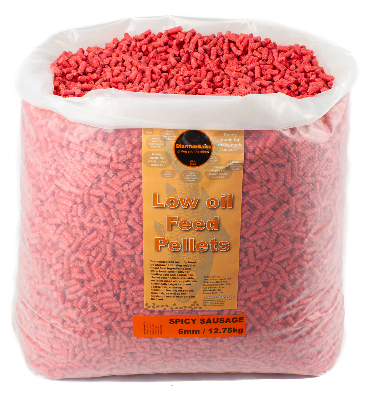 5mm Spicy sausage low oil feed pellets