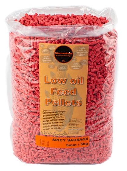 5mm Spicy sausage low oil feed pellets