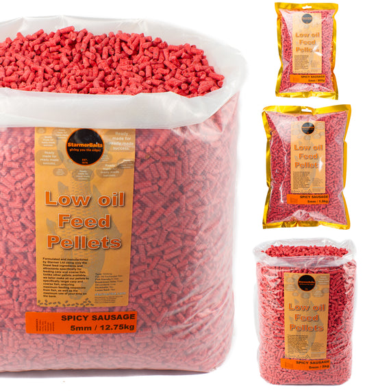 5mm Spicy sausage low oil feed pellets