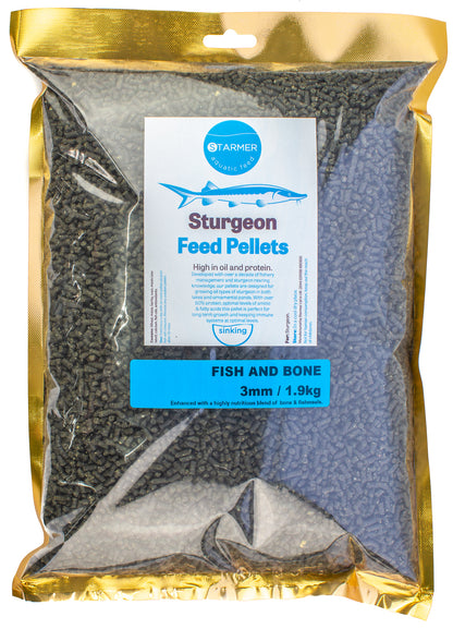3mm FISH & BONE sturgeon pellets