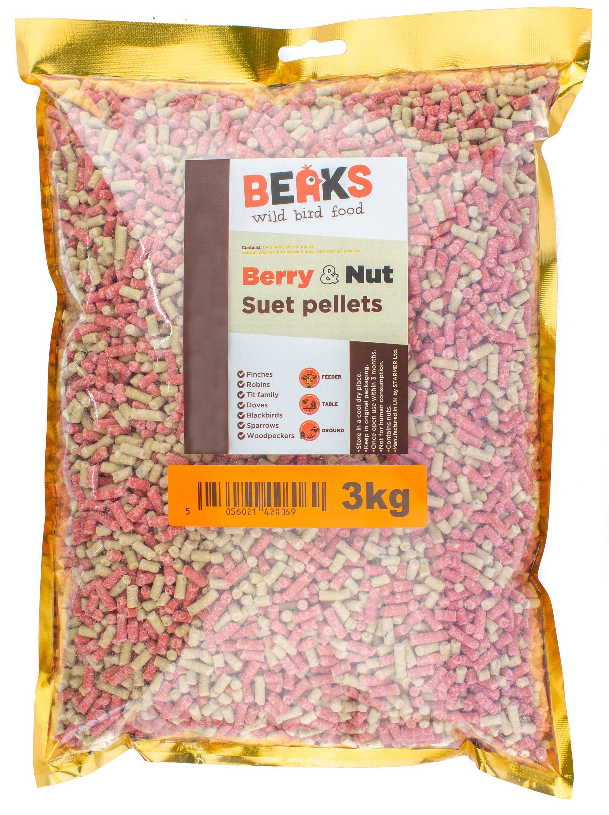 3kg suet feed pellets