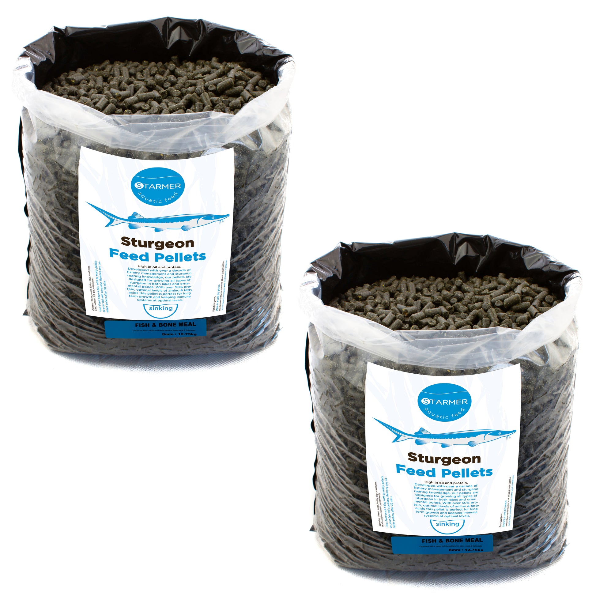 8mm FISH & BONE sturgeon pellets