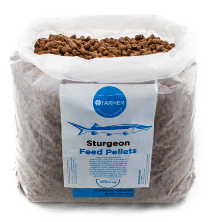 8mm grower sturgeon pellets