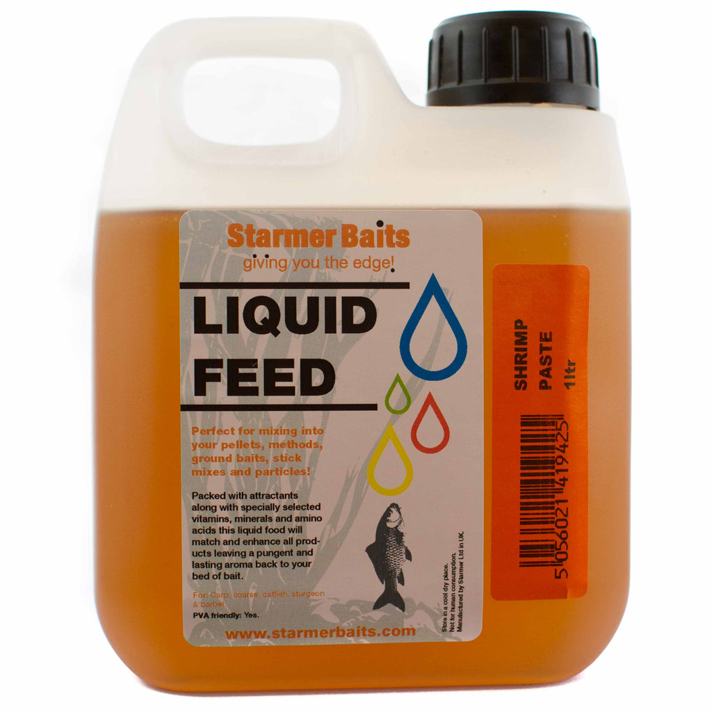 Liquid particle feed additive for carp & coarse fishing Starmer Ltd